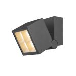 SLV Cube Aluminium Antracite 15W 1200lm - 827-830 CCT | Dimmerabile