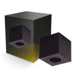 Bright Choice Faretti LED Nero Cube | IP20 - GU10 Fitting