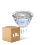 Confezione Multipack 10x Noxion Faretti LED GU4 MR11 1.8W 184lm 36D - 827 Bianco Molto Caldo | Sostitutiva 20W