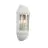 Ansell LED Luce da parete Latina Metà  Lanterna Bianca - Adatto per E27 fino 42W | IP65 - Sensore di luce