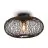 Good&Mojo Luce da soffitto Cango Bambù Nero | Adatto per 1x E27 