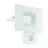 Eglo Luce Da Parete Faedo 3 Aluminium Bianca 21W 2300lm - 850 Bianco Freddo | IP44 - Sensore Di Movimento