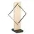 Eglo Lampada Da Tavolo Boyal Legna Nero, Marrone 13W 1750lm - 830 Luce Calda - 
