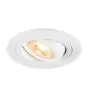 SLV New Tria 75 Faretti Aluminium Bianca Il Giro | Ritaglio 75mm - Adatto per 1x GU10 
