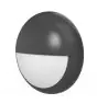 Noxion Bulkhead LED Pro V2 12/16/20W 2400lm - 830-840-865 CCT | 325mm - IP65 - Sensore di Movimento e Luce + Palpebra Il Anello Nero